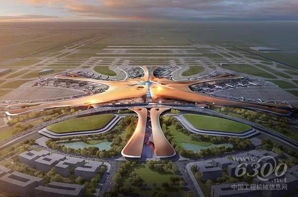 200台徐工起重机助力北京新机场建设